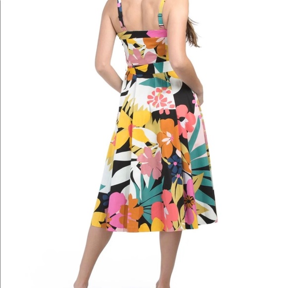 ❌SOLD❌ RACHEL RACHEL ROY Tropical Floral Belted Sundress - Picture 3 of 3